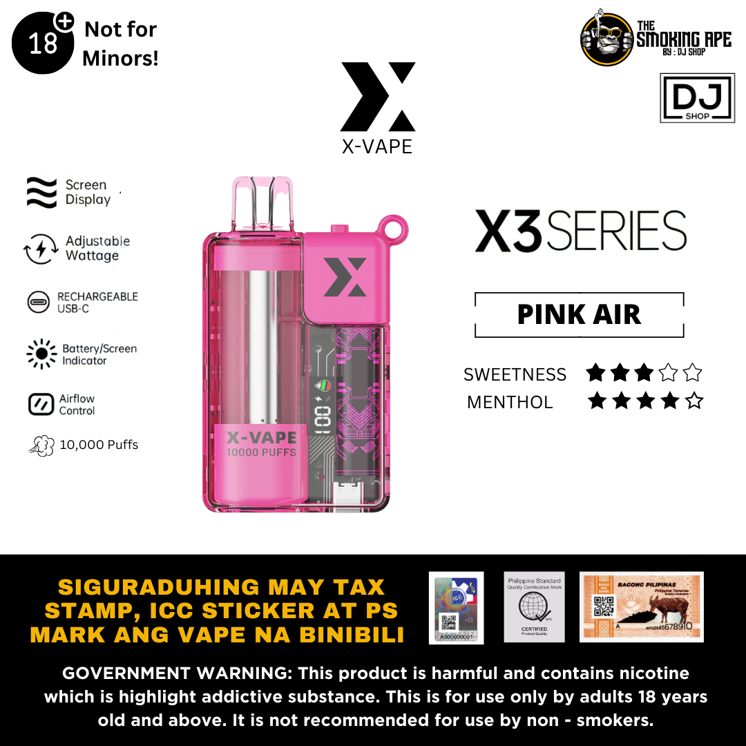 X-Vape X3 Series - DJ SHOP PH