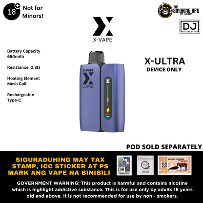 X-Vape ULTRA DJ SHOP PH X-Vape ULTRA DJ SHOP PH