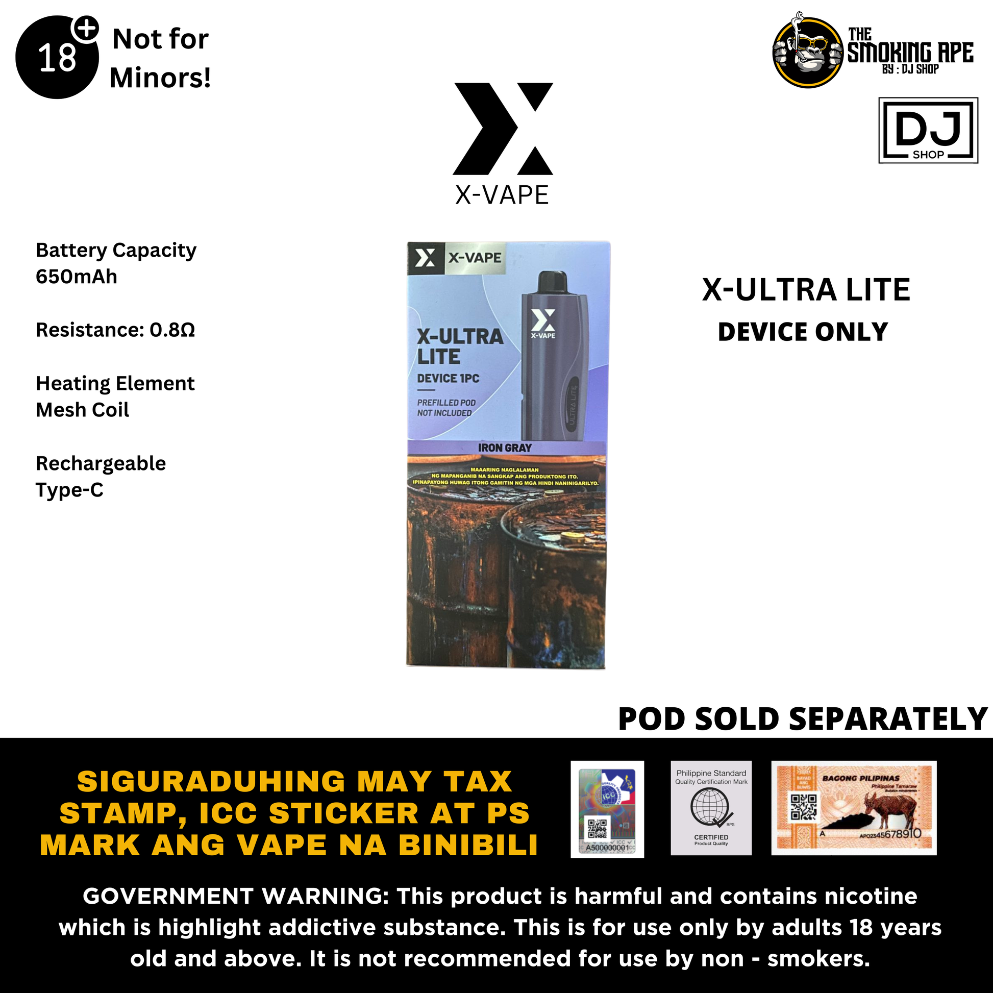 X-Vape ULTRA X-Vape ULTRA